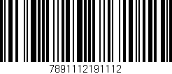 Código de barras (EAN, GTIN, SKU, ISBN): '7891112191112'