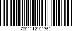 Código de barras (EAN, GTIN, SKU, ISBN): '7891112191761'
