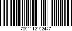 Código de barras (EAN, GTIN, SKU, ISBN): '7891112192447'
