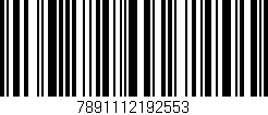 Código de barras (EAN, GTIN, SKU, ISBN): '7891112192553'