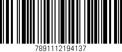 Código de barras (EAN, GTIN, SKU, ISBN): '7891112194137'