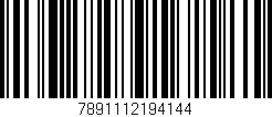 Código de barras (EAN, GTIN, SKU, ISBN): '7891112194144'