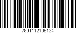 Código de barras (EAN, GTIN, SKU, ISBN): '7891112195134'