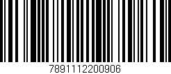 Código de barras (EAN, GTIN, SKU, ISBN): '7891112200906'