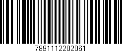 Código de barras (EAN, GTIN, SKU, ISBN): '7891112202061'