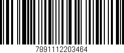 Código de barras (EAN, GTIN, SKU, ISBN): '7891112203464'