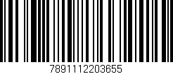 Código de barras (EAN, GTIN, SKU, ISBN): '7891112203655'