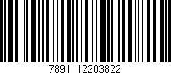 Código de barras (EAN, GTIN, SKU, ISBN): '7891112203822'