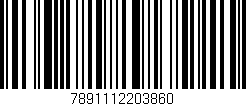 Código de barras (EAN, GTIN, SKU, ISBN): '7891112203860'