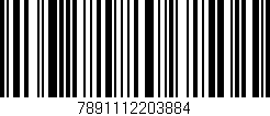 Código de barras (EAN, GTIN, SKU, ISBN): '7891112203884'
