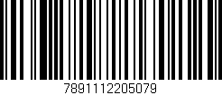 Código de barras (EAN, GTIN, SKU, ISBN): '7891112205079'