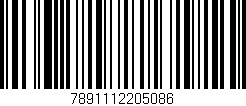 Código de barras (EAN, GTIN, SKU, ISBN): '7891112205086'