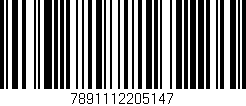 Código de barras (EAN, GTIN, SKU, ISBN): '7891112205147'