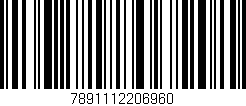 Código de barras (EAN, GTIN, SKU, ISBN): '7891112206960'
