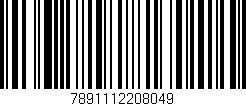 Código de barras (EAN, GTIN, SKU, ISBN): '7891112208049'