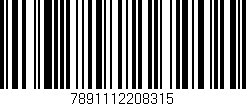 Código de barras (EAN, GTIN, SKU, ISBN): '7891112208315'