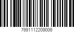Código de barras (EAN, GTIN, SKU, ISBN): '7891112209008'