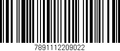 Código de barras (EAN, GTIN, SKU, ISBN): '7891112209022'