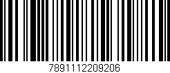 Código de barras (EAN, GTIN, SKU, ISBN): '7891112209206'