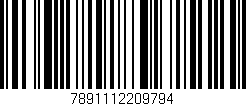 Código de barras (EAN, GTIN, SKU, ISBN): '7891112209794'
