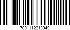 Código de barras (EAN, GTIN, SKU, ISBN): '7891112210349'
