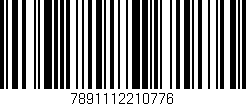 Código de barras (EAN, GTIN, SKU, ISBN): '7891112210776'