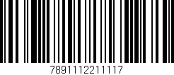 Código de barras (EAN, GTIN, SKU, ISBN): '7891112211117'