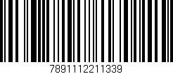 Código de barras (EAN, GTIN, SKU, ISBN): '7891112211339'