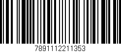 Código de barras (EAN, GTIN, SKU, ISBN): '7891112211353'