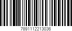 Código de barras (EAN, GTIN, SKU, ISBN): '7891112213036'