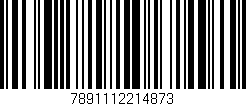 Código de barras (EAN, GTIN, SKU, ISBN): '7891112214873'