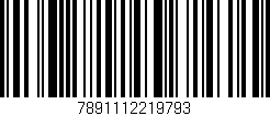 Código de barras (EAN, GTIN, SKU, ISBN): '7891112219793'