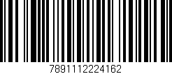 Código de barras (EAN, GTIN, SKU, ISBN): '7891112224162'