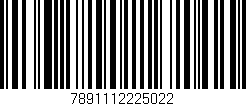 Código de barras (EAN, GTIN, SKU, ISBN): '7891112225022'