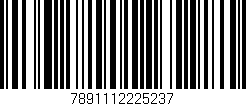 Código de barras (EAN, GTIN, SKU, ISBN): '7891112225237'