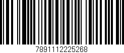 Código de barras (EAN, GTIN, SKU, ISBN): '7891112225268'