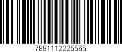 Código de barras (EAN, GTIN, SKU, ISBN): '7891112225565'