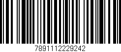 Código de barras (EAN, GTIN, SKU, ISBN): '7891112229242'