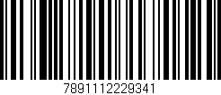 Código de barras (EAN, GTIN, SKU, ISBN): '7891112229341'
