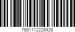 Código de barras (EAN, GTIN, SKU, ISBN): '7891112229426'