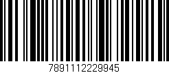 Código de barras (EAN, GTIN, SKU, ISBN): '7891112229945'