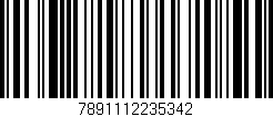 Código de barras (EAN, GTIN, SKU, ISBN): '7891112235342'