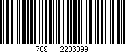Código de barras (EAN, GTIN, SKU, ISBN): '7891112236899'