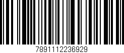 Código de barras (EAN, GTIN, SKU, ISBN): '7891112236929'