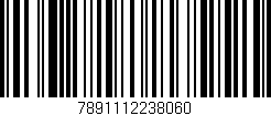 Código de barras (EAN, GTIN, SKU, ISBN): '7891112238060'