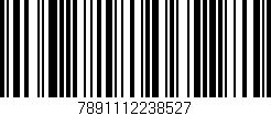 Código de barras (EAN, GTIN, SKU, ISBN): '7891112238527'