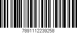 Código de barras (EAN, GTIN, SKU, ISBN): '7891112239258'