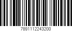 Código de barras (EAN, GTIN, SKU, ISBN): '7891112243200'