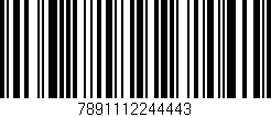 Código de barras (EAN, GTIN, SKU, ISBN): '7891112244443'