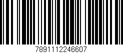 Código de barras (EAN, GTIN, SKU, ISBN): '7891112246607'